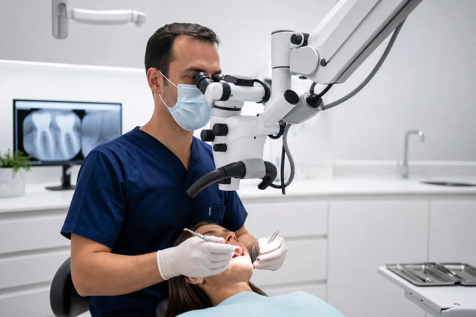 علاج الجذور والعصب